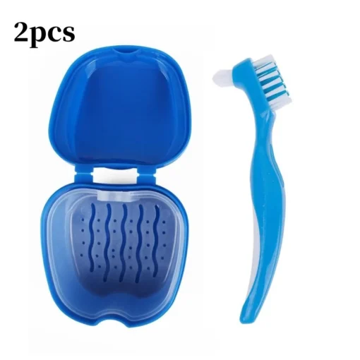 2pcs Dental Retainer Orthodontic Mouth Guard Denture Storage Case Box Teeth Brush Oral Hygiene Supplies Organizer Accessories - Image 12