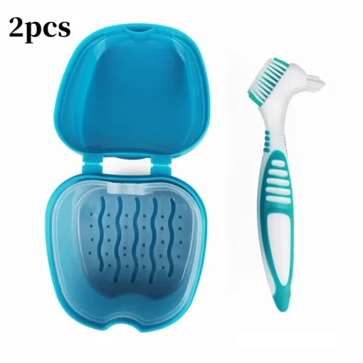 2pcs Dental Retainer Orthodontic Mouth Guard Denture Storage Case Box Teeth Brush Oral Hygiene Supplies Organizer Accessories - Image 11