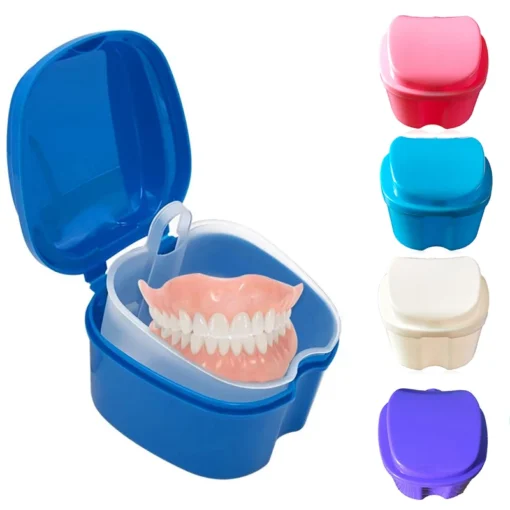 2pcs Dental Retainer Orthodontic Mouth Guard Denture Storage Case Box Teeth Brush Oral Hygiene Supplies Organizer Accessories - Image 4