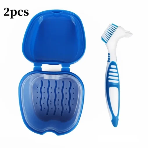 2pcs Dental Retainer Orthodontic Mouth Guard Denture Storage Case Box Teeth Brush Oral Hygiene Supplies Organizer Accessories - Image 13