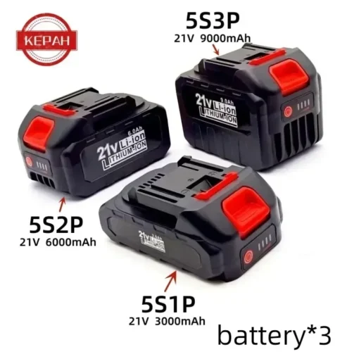 21V rechargeable lithium-ion power tool battery 3000mAh, 6000mAh, 9000mAh, 5S2P, 5S3P,Makita Tool lithium-ion 18650 battery - Image 13