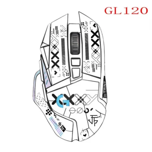 Evangelion Mouse Anti-skid Sticker Sticker for Logitech G502 Mouse Anime Sweat Anti-drop Gaming Mouse Protection Sticker Gift - Image 5