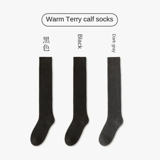 Winter 3Pairs/Lot 95% Pure Cotton Socks Men Business Dress Anti-bacterial Long Socks Soft Breathable Spring Tube Casual Sock - Image 7