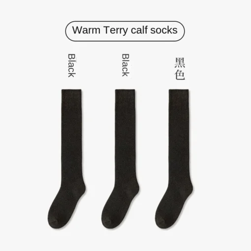 Winter 3Pairs/Lot 95% Pure Cotton Socks Men Business Dress Anti-bacterial Long Socks Soft Breathable Spring Tube Casual Sock - Image 9