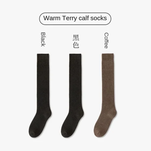 Winter 3Pairs/Lot 95% Pure Cotton Socks Men Business Dress Anti-bacterial Long Socks Soft Breathable Spring Tube Casual Sock - Image 8